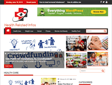 Tablet Screenshot of healthrelatedinfos.com